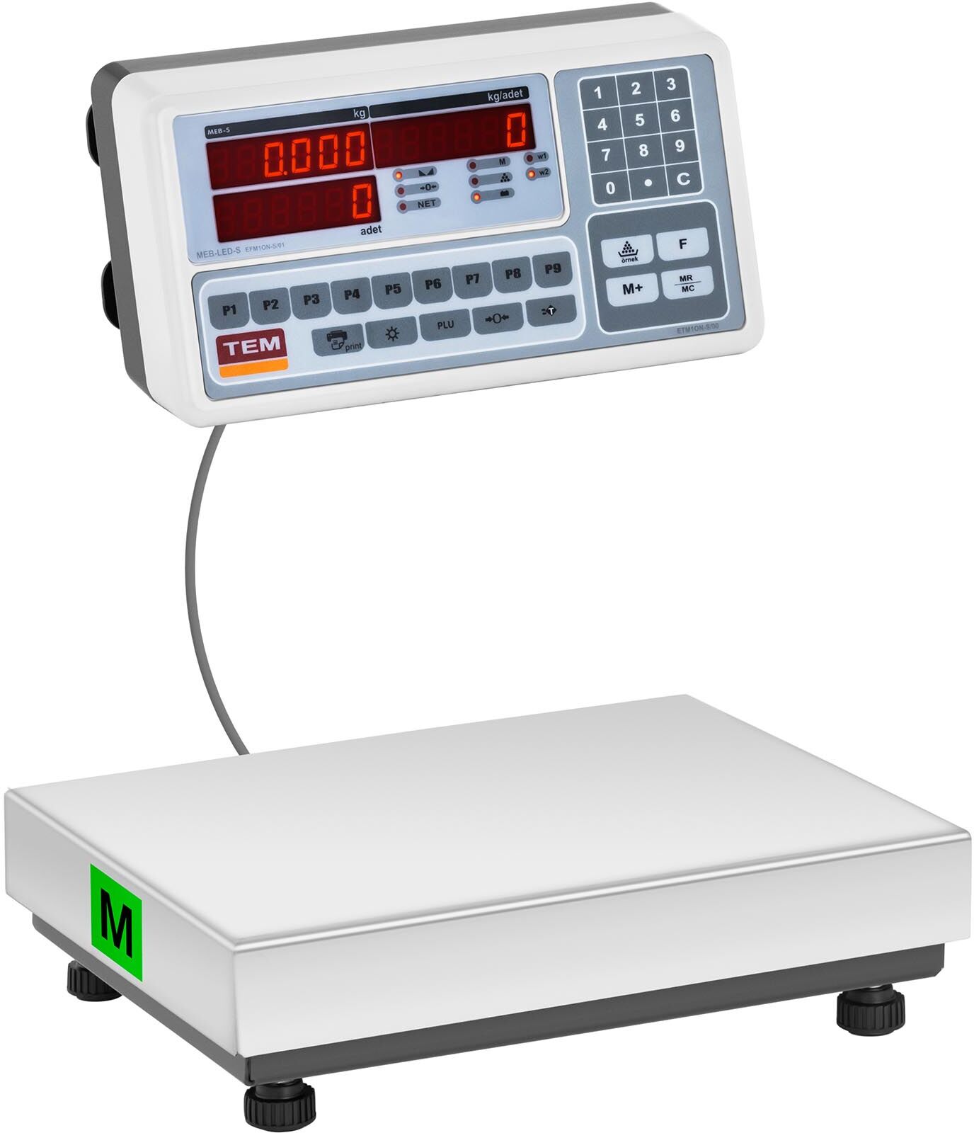 TEM Zählwaage - geeicht - 30 kg / 10 g 10200039