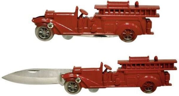 GT-DEKO - Fantasy und Schwert Shop Feuerwehrklappmesser Oldtimer Messer