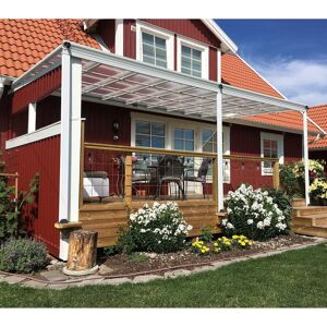 Metalcraft Terrasse 5,6x3,0m   Ekstra høj   Kanalplast / Aluminium