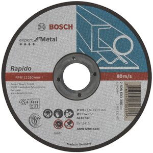 Bosch Skæreskive Exp Metal 125x1mm Lige - 2608603396