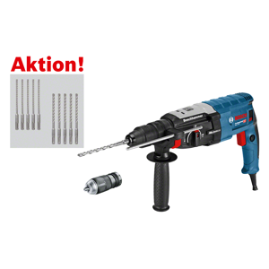 Bosch Professional-sæt: Borehammer GBH 2-28 F + SDS plus-7x hammerbit-sæt med 10 dele L-BOXX -  - 061126760C