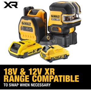 DeWALT Dw 18/12V 3 X 360⁰ Linje Laser Grøn           - DCE089D1G18-QW