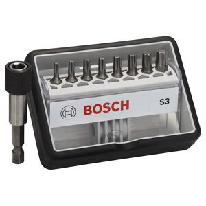 Bosch Bitssæt S3 T8 - 40 Xh Qh 25mm 9 Stk - 2607002562