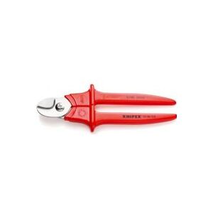 Knipex 95 06 230, Håndkabelskærer, Rød, Rustfrit stål, Rustfrit stål, 7 cm, Tyskland