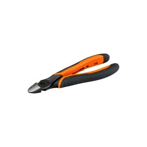 Bahco Sidebidetang, Ergonomisk to-komponent håndtag, Diagonal tang, 1,7 cm, 1,42 cm, 8 mm, Stål, Sort, Orange