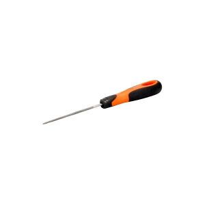 Bahco ERGO 1-230-08-2-2, Fil, Rund fil, Andet snit, Plast, Sort, Orange, Ergonomisk, Sikret greb