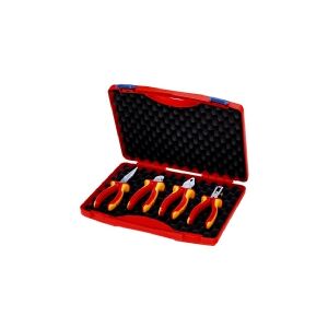 Knipex 00 20 15, Pliers set, Rød/gul, 1,43 kg