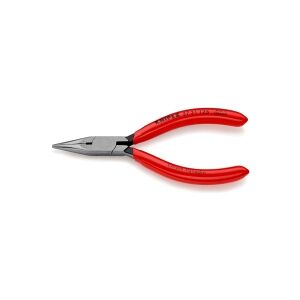 Knipex 37 31 125, Nåletang, 1,6 mm, 2,7 cm, Stål, Plast, Rød
