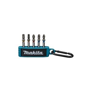 Makita Impact Premier - Bitsæt til stødskruetrækker - 5 stykker - torx, phillips, pozidriv - T25, T30, PH2, PZ2, PZ3 - sekskantet - længde: 50 mm