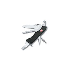 Victorinox Trailmaster, Låsning af knivblad, Kniv med flere værktøjer, Polyamid, Sort, 12 værktøjer, 3,7 mm