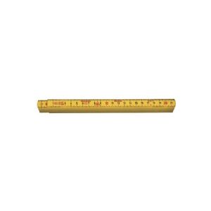 HULTAFORS Tommestok 2m 10led gul, fremstillet i glasfiberforstærket polyamid,15mm bred, med mm på begge sider