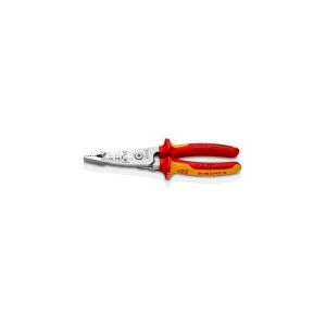 Knipex 13 76 200 ME, Beskyttende isolering, 290 g, Rød, Rustfrit stål, Gul