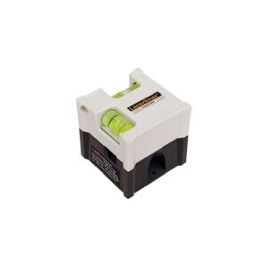 Laserliner LaserCube, 1 mm/m, 635 nm (< 1 mW), Linjeniveau, Sort, Hvid, 4 t, LR44