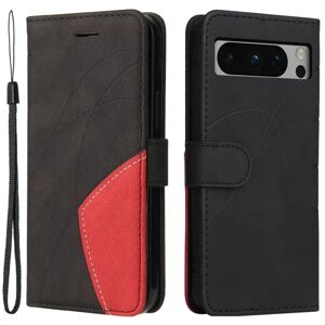 MTK Til Google Pixel 8 Pro KT-serie-1 dobbeltfarve etui Black