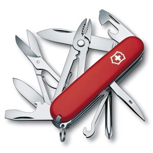 Victorinox pocket knife Deluxe Tinker (17 functions, Phillips screwdriver, combination pliers, scissors) red