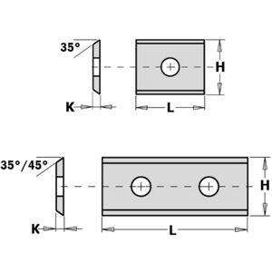 Vendeplatte 50,0x12x1,5