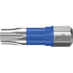 6 Stk Wiha T-Slagbits 25mm, Torx 15