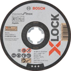 Bosch X-Lock Skæreskive Stdi, 125 X 1,0 Mm, Inox