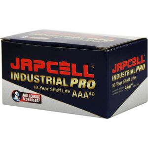 Japcell Industrial Pro Batteri, Aaa/lr03, 40 Stk. AAA