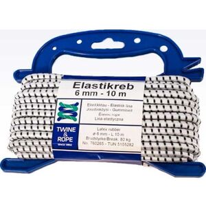 Elastikreb 6 Mm Hvid  10m