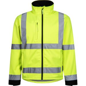 Lyngsøe Softshell Jakke Gul/sort   Xl