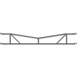 Jumbo Dragestyr Alu Ø48x4mm 300cm