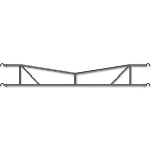 Jumbo Dragestyr Alu Ø48x4mm 300cm