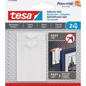 Tesa Powerstrips Klæbesøm 2 Kg 2-Pak I Hvid