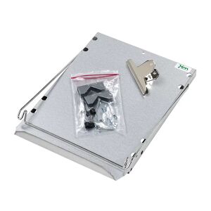 Kongamek Tablero de escritorio con pinza, L x A x H 340 x 248 x 46 mm, de chapa de zinc-aluminio DIN A4