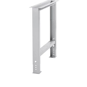 LISTA Banco de trabajo de sistema modular, pata de banco de trabajo, de altura regulable entre 700 y 1050 mm, a intervalos de 25 mm