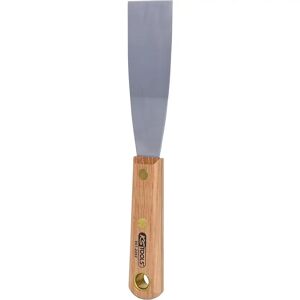 KS Tools Espátula de acero inoxidable, mango de madera, anchura 38 mm