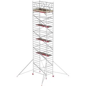 Altrex Andamio rodante RS TOWER 42 ancho, plataforma de madera, longitud 1,85 m, altura de trabajo 11,20 m