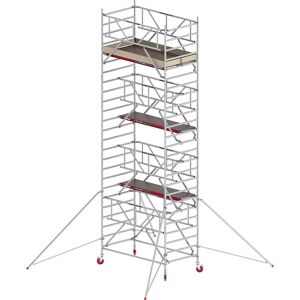 Altrex Andamio rodante RS TOWER 42 ancho con Safe-Quick®, plataforma de madera, longitud 2,45 m, altura de trabajo 8,20 m