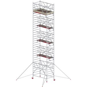 Altrex Andamio rodante RS TOWER 42 ancho con Safe-Quick®, plataforma de madera, longitud 2,45 m, altura de trabajo 11,20 m