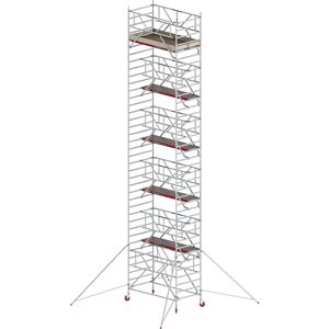 Altrex Andamio rodante RS TOWER 42 ancho con Safe-Quick®, plataforma de madera, longitud 1,85 m, altura de trabajo 12,2 m