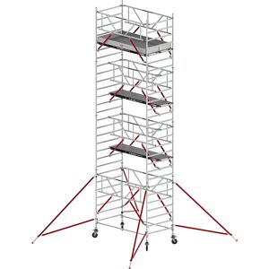 Altrex Andamio rodante RS TOWER 52 ancho, con plataforma de madera, longitud 2,45 m, altura de trabajo 9,20 m