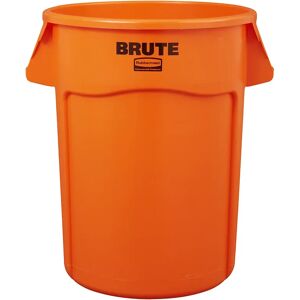 Rubbermaid Contenedor universal BRUTE®, redondo, capacidad 166 l, naranja