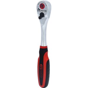 KS Tools Trinquete reversible MONSTER de 3/8'', 96 dientes, rojo / negro