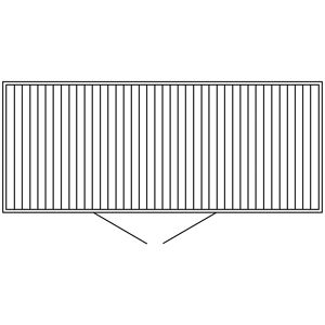 LaCont Contenedor de sustancias peligrosas también para el almacenamiento activo de sustancias inflamables, H x A x P exteriores 2385 x 5075 x 2075 mm, galvanizado