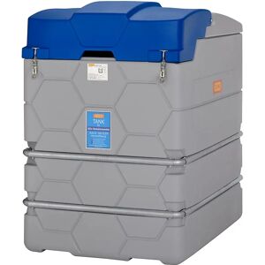 CEMO Depósito CUBE para AUS 32 (AdBlue®), Outdoor Basic, con tapa abatible, altura 1800 mm, capacidad 2500 l