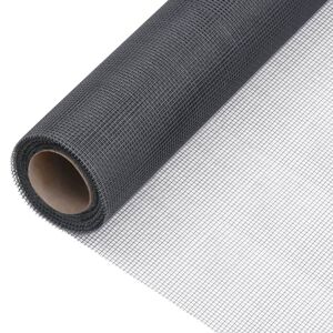 vidaXL Malla mosquitera de fibra de vidrio gris 60x500 cm