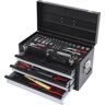 KS Tools Juego de herramientas universales de 1/4'' + 3/8'' CHROMEplus, 99 piezas, reversible