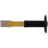 KS Tools Cincel plano con mango protector, plano/oval, longitud total 250 mm