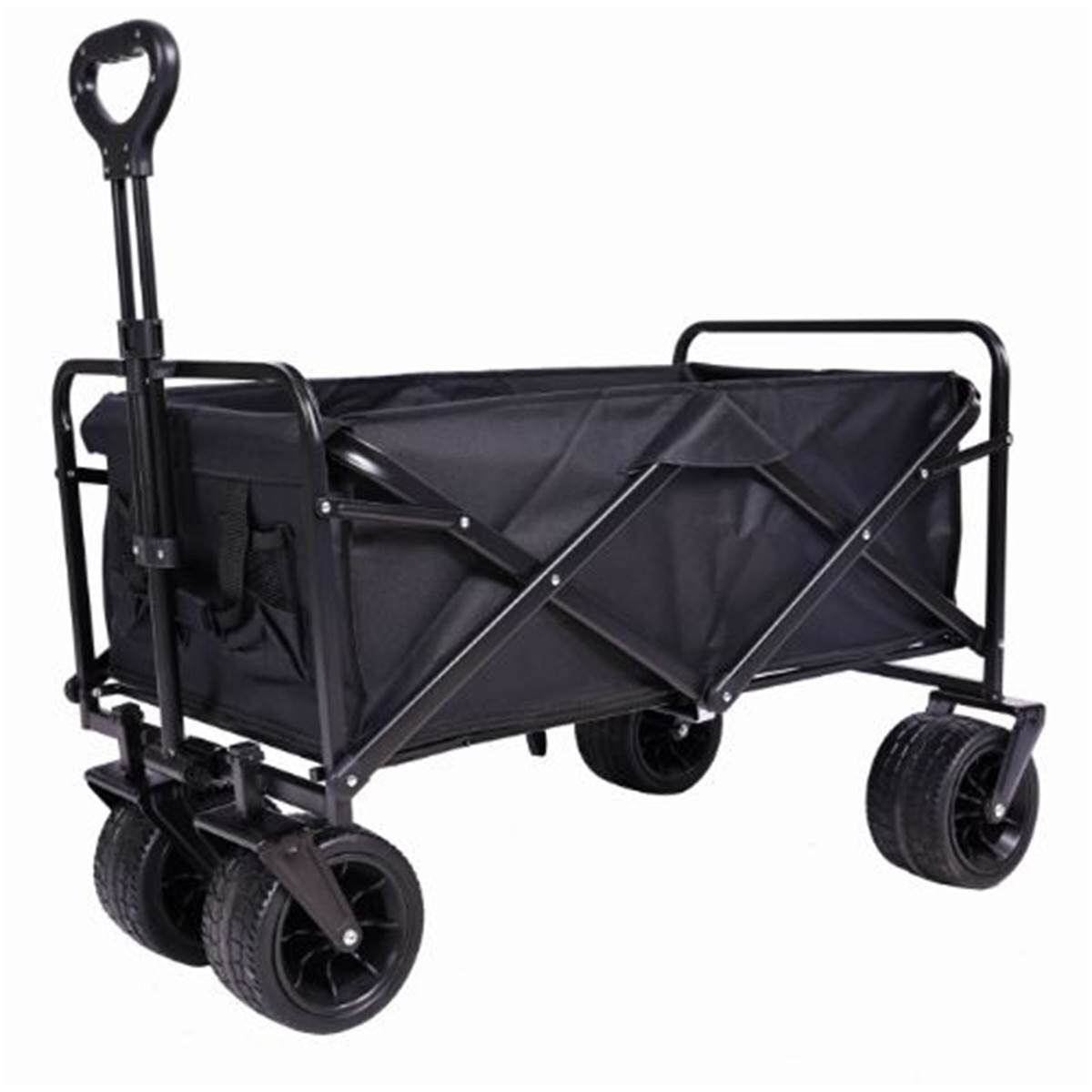 PREMOTO Carro de mano plegable Grandisor negro