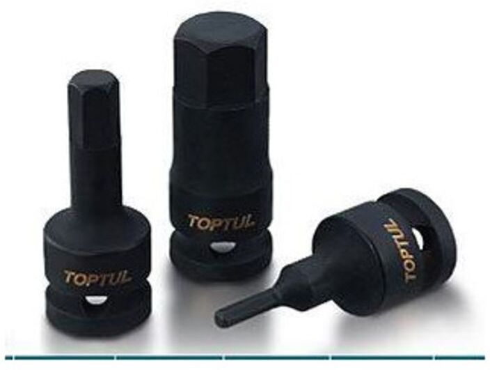 Toma de impacto hexagonal TOPTUL 1/2 " 8 mm