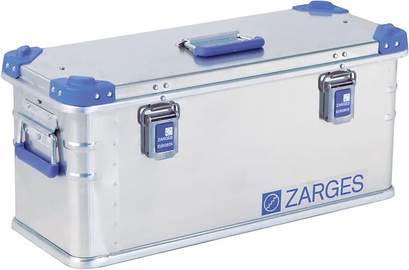 ZARGES Caja universal de aluminio, capacidad 41 l, dimensiones exteriores L x A x H 690 x 280 x 310 mm