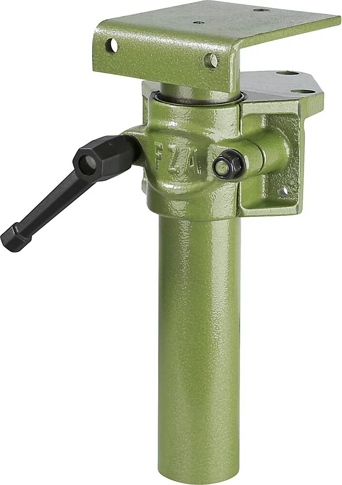 kaiserkraft Elevador giratorio, para tornillos de banco LEINEN JUNIOR, verde, para anchura de mordaza de 100 mm