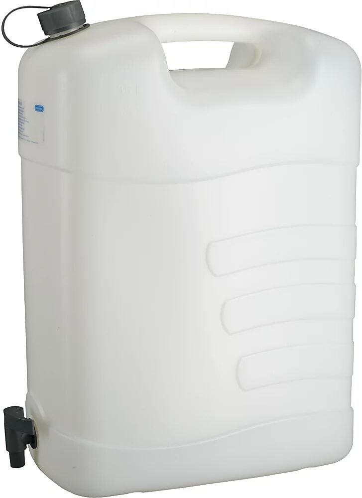 PRESSOL Bidón de agua con grifo de descarga, 35 litros, UE 5 unid., L x A x H 415 x 248 x 537 mm, a partir de 3 UE