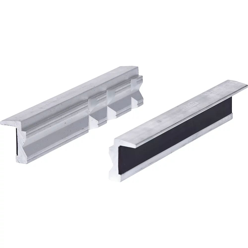 KS Tools Mordazas de protección de aluminio para tornillo de banco, para uso trapezoidal, longitud 160 mm