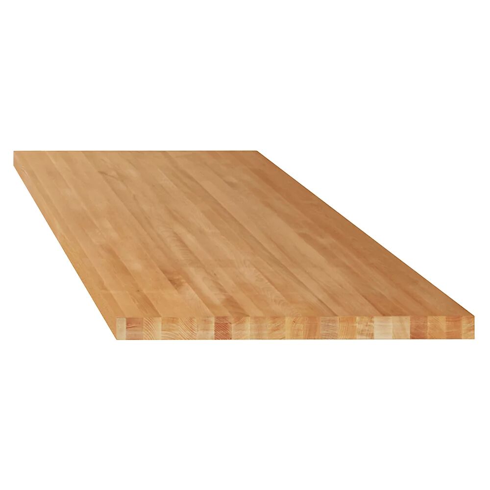LISTA Tablero para banco de trabajo en sistema modular, madera maciza de haya, A x P 1500 x 750 mm, grosor 50 mm